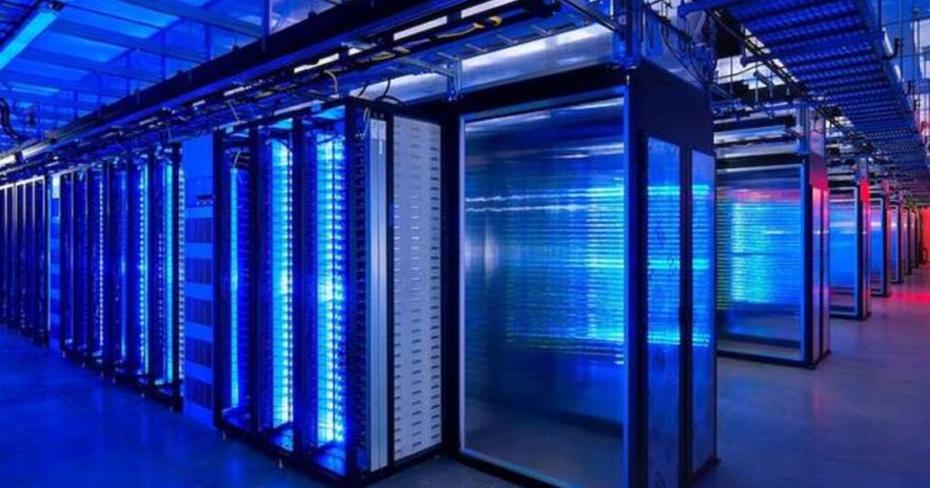 Data Center with Liquid Cooling Units