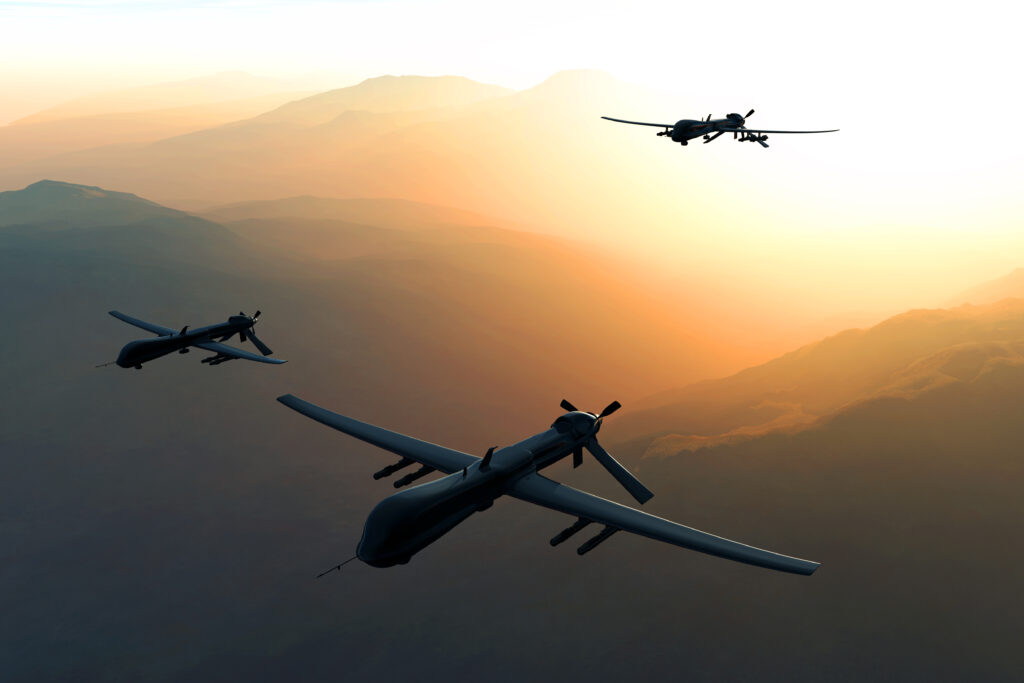 Military Drone Reconnaissance Mission
